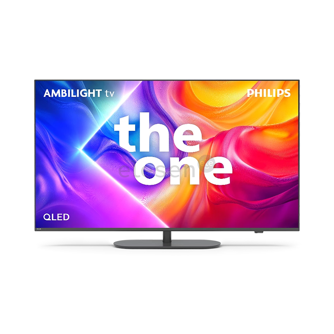 Philips The One PUS9010, 55'', 4K UHD, QLED, juodas - Televizorius