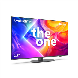 Philips The One PUS9010, 55'', 4K UHD, QLED, черный - Телевизор