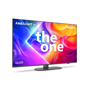 Philips The One PUS9010, 55'', 4K UHD, QLED, juodas - Televizorius