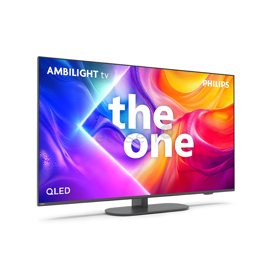 Philips The One PUS9010, 55'', 4K UHD, QLED, juodas - Televizorius