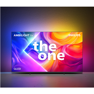 Philips The One PUS9010, 75'', 4K UHD, QLED, juodas - Televizorius