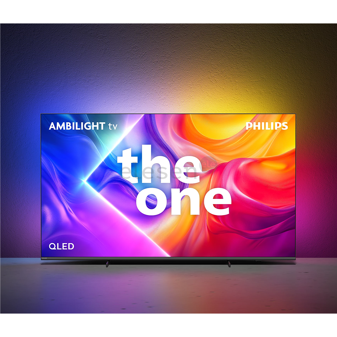 Philips The One PUS9010, 75'', 4K UHD, QLED, juodas - Televizorius