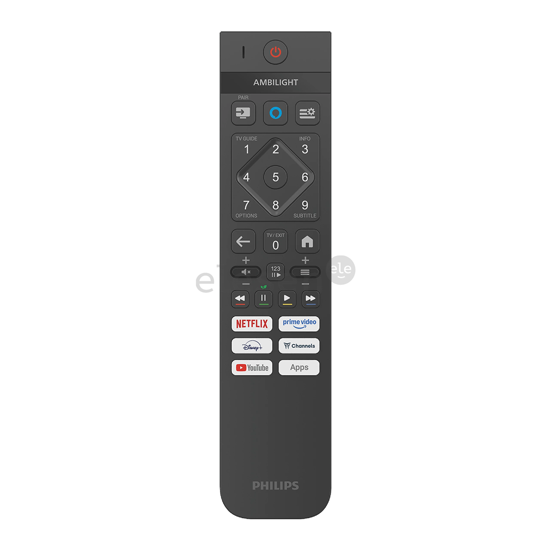 Philips The One PUS9010, 75'', 4K UHD, QLED, juodas - Televizorius