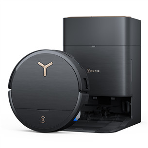 Ecovacs Deebot X9 PRO OMNI, wet & dry, juodas - Dulkių siurblys robotas