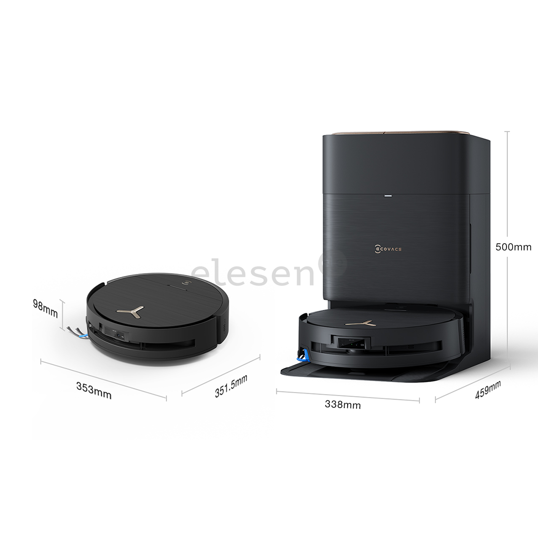 Ecovacs Deebot X9 PRO OMNI, wet & dry, black - Robot vacuum cleaner