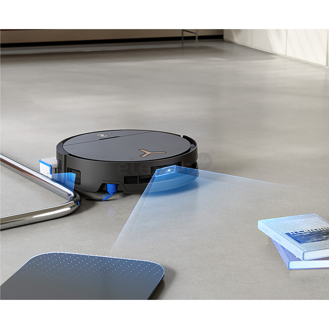 Ecovacs Deebot X9 PRO OMNI, wet & dry, juodas - Dulkių siurblys robotas