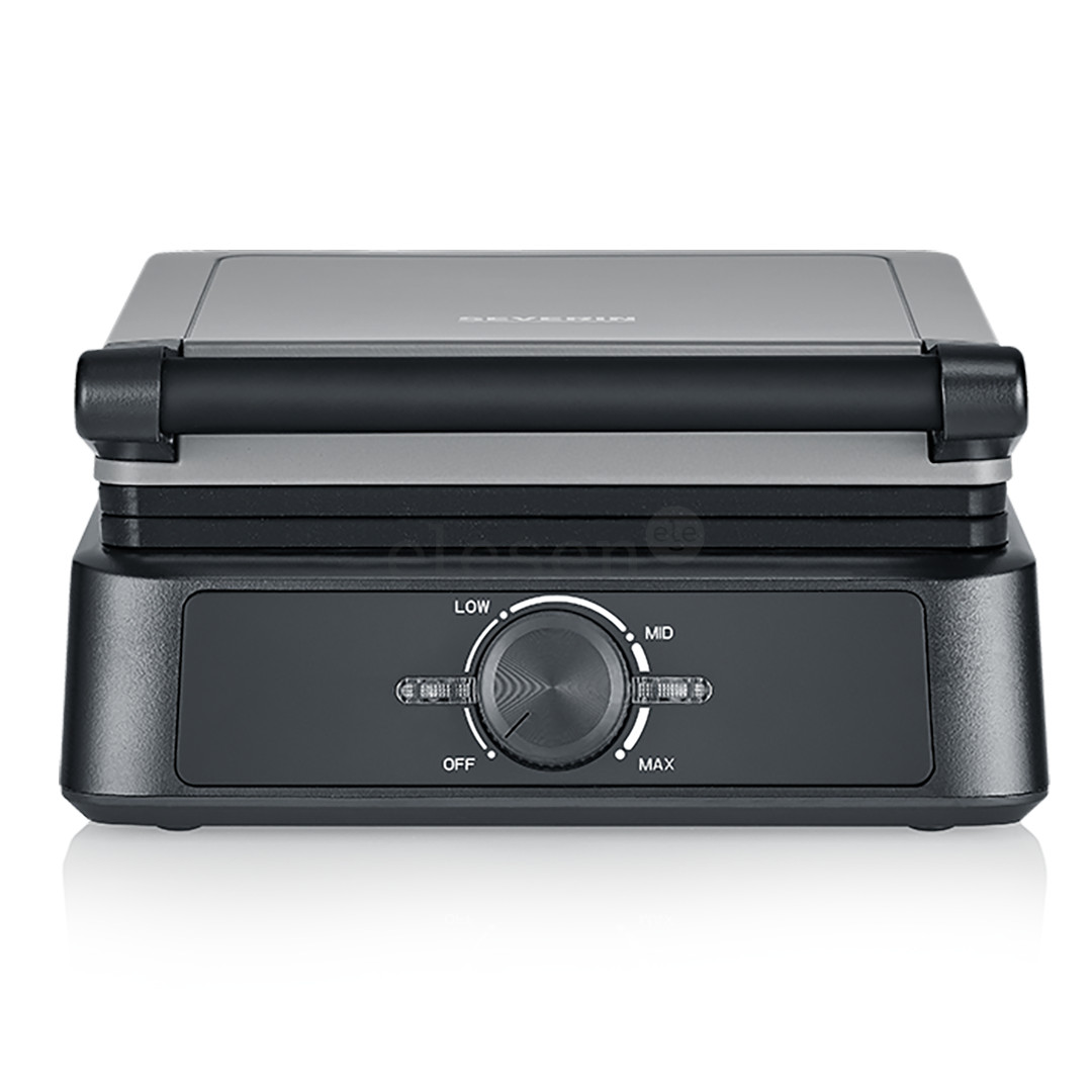 Severin, 1600 W, black - Belgian waffle maker