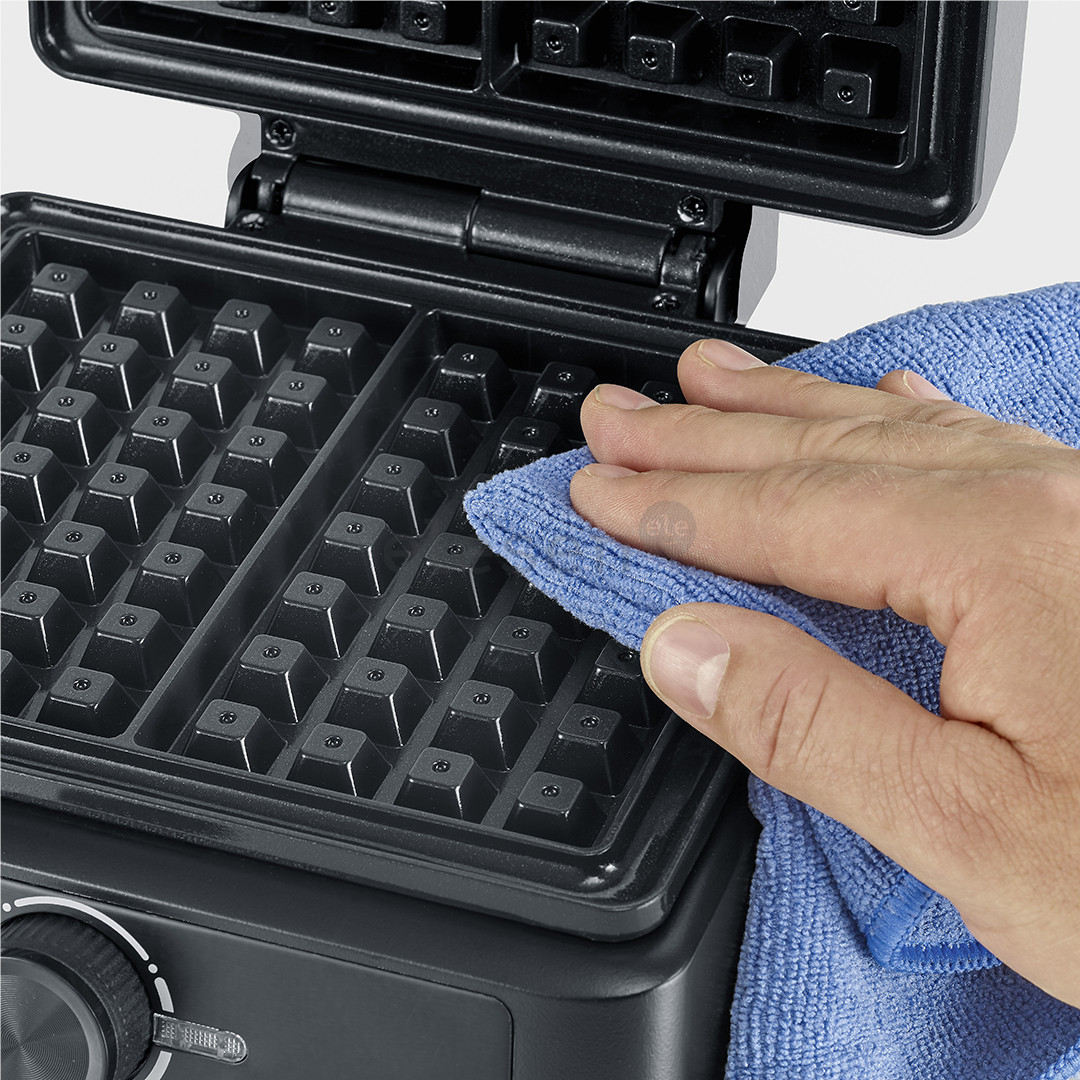 Severin, 1600 W, black - Belgian waffle maker