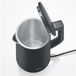 Severin, adjustable temperature, 1.7 L, 2200 W, black - Kettle