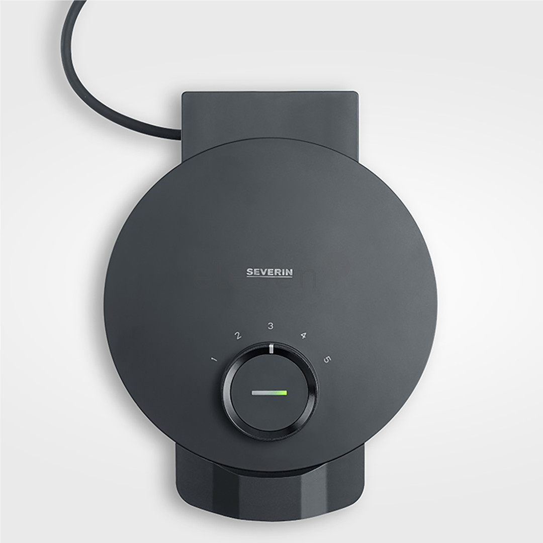 Severin, 1000 W, black - Waffle maker