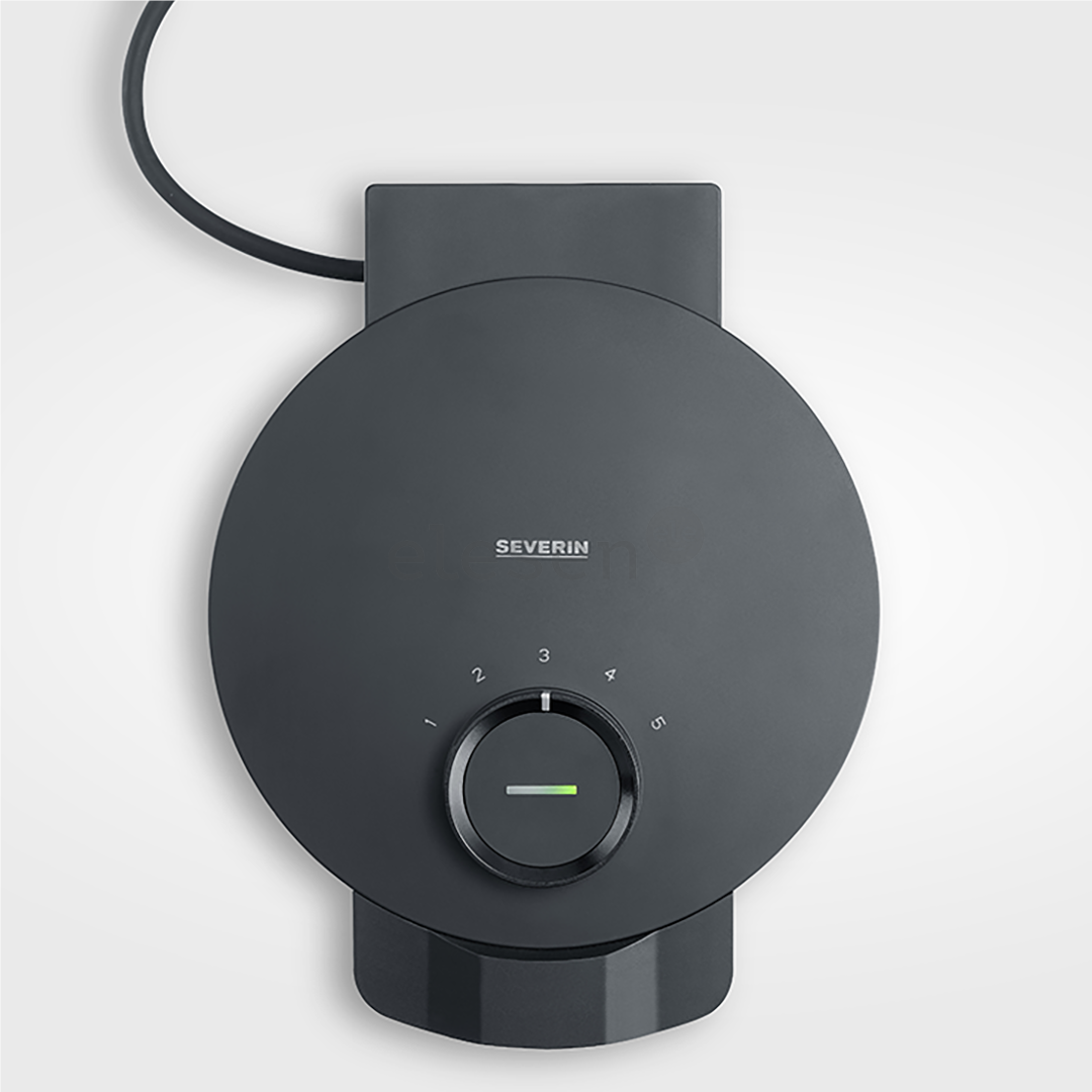 Severin, 1000 W, juoda - Vaflinė