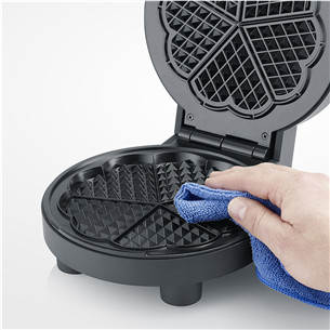 Severin, 1000 W, black - Waffle maker