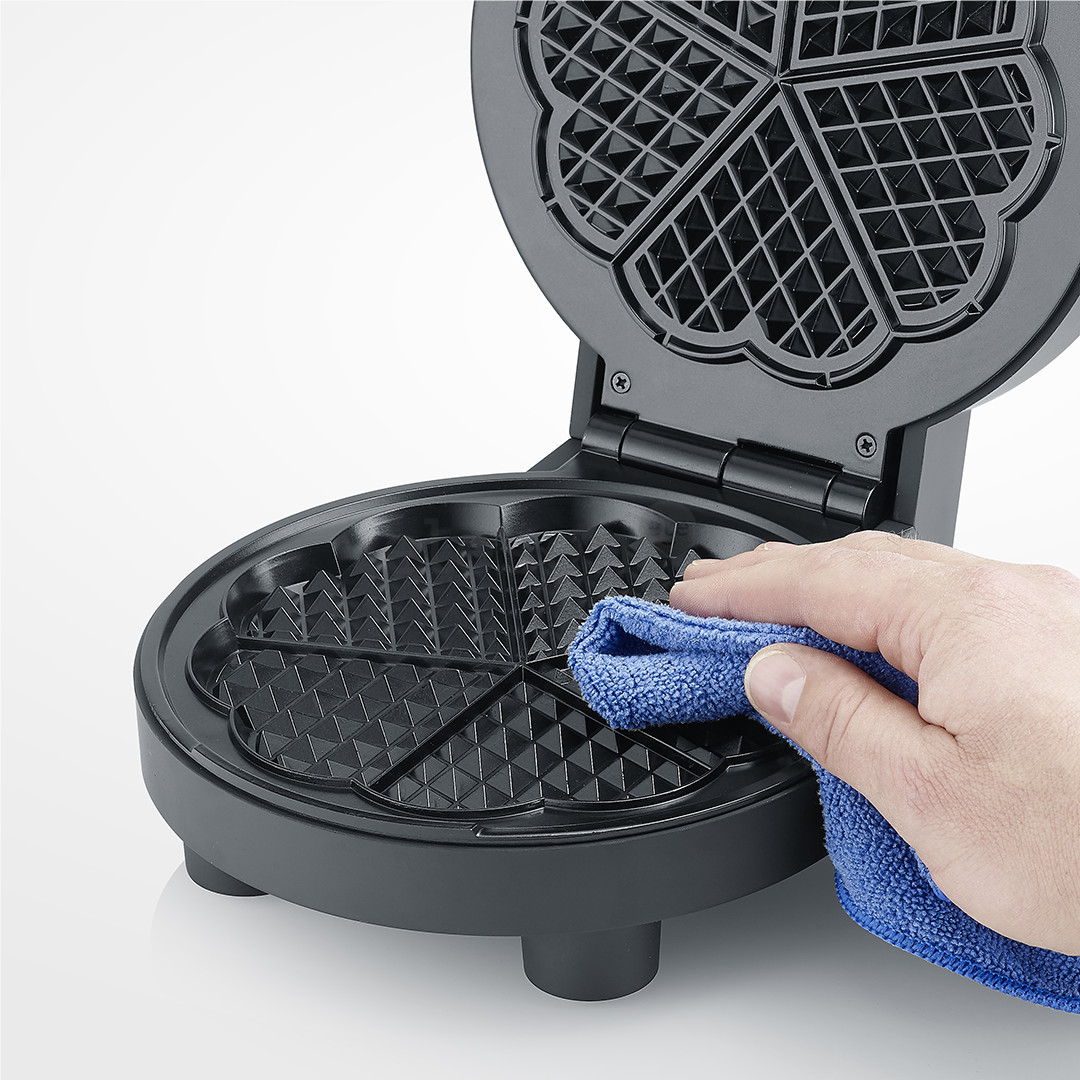 Severin, 1000 W, black - Waffle maker