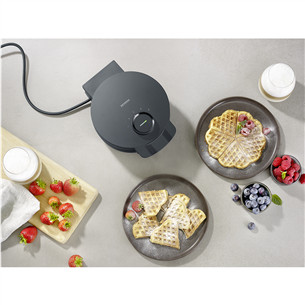 Severin, 1000 W, black - Waffle maker