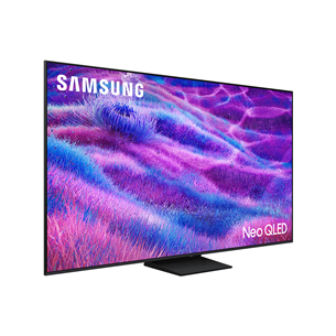 Samsung QN80F, 55'', 4K UHD, QLED, серебристый - Телевизор