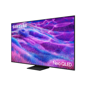Samsung QN80F, 55'', 4K UHD, QLED, серебристый - Телевизор