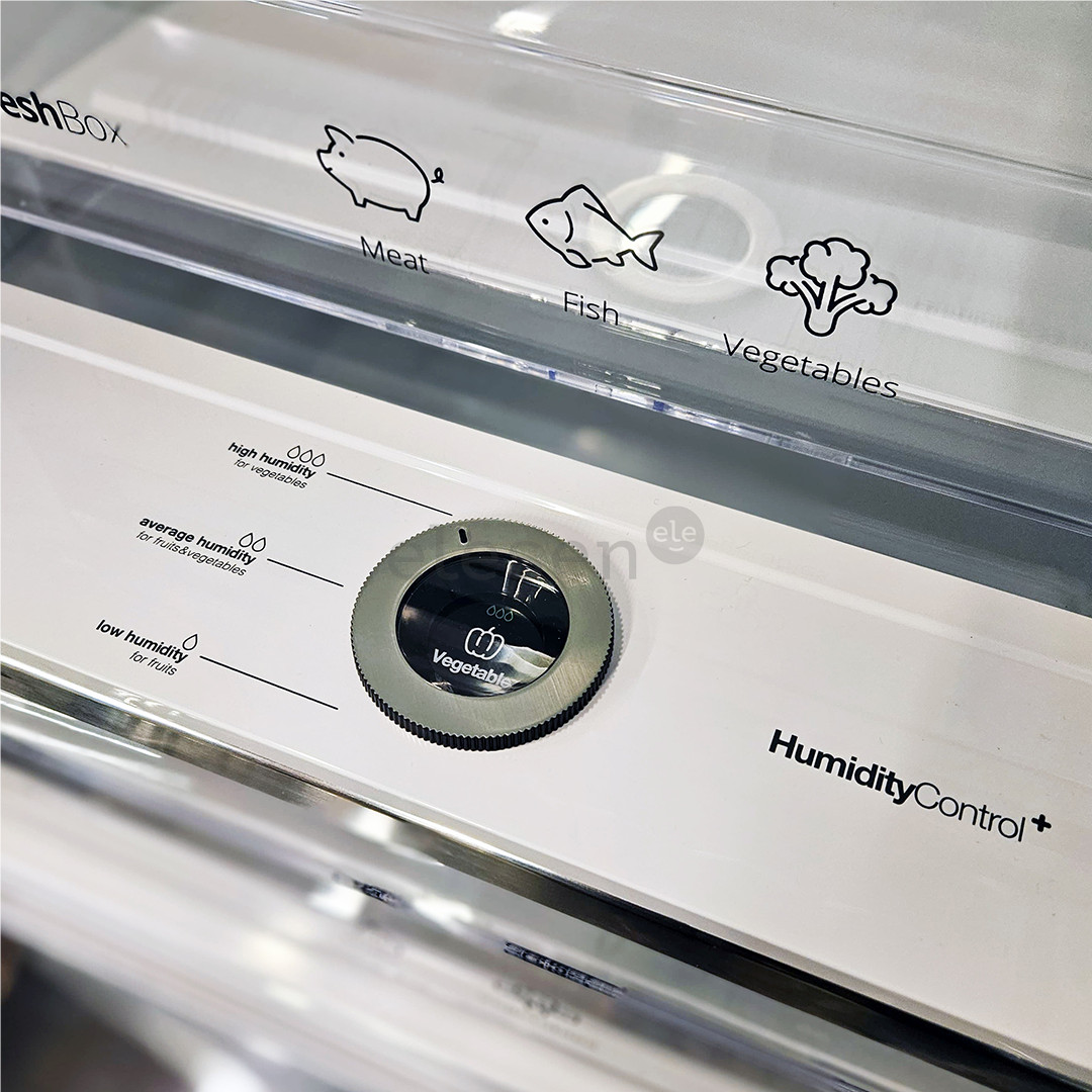 Vestfrost, No Frost, 331 L, aukštis 191 cm, smėlio spalvos - Šaldytuvas