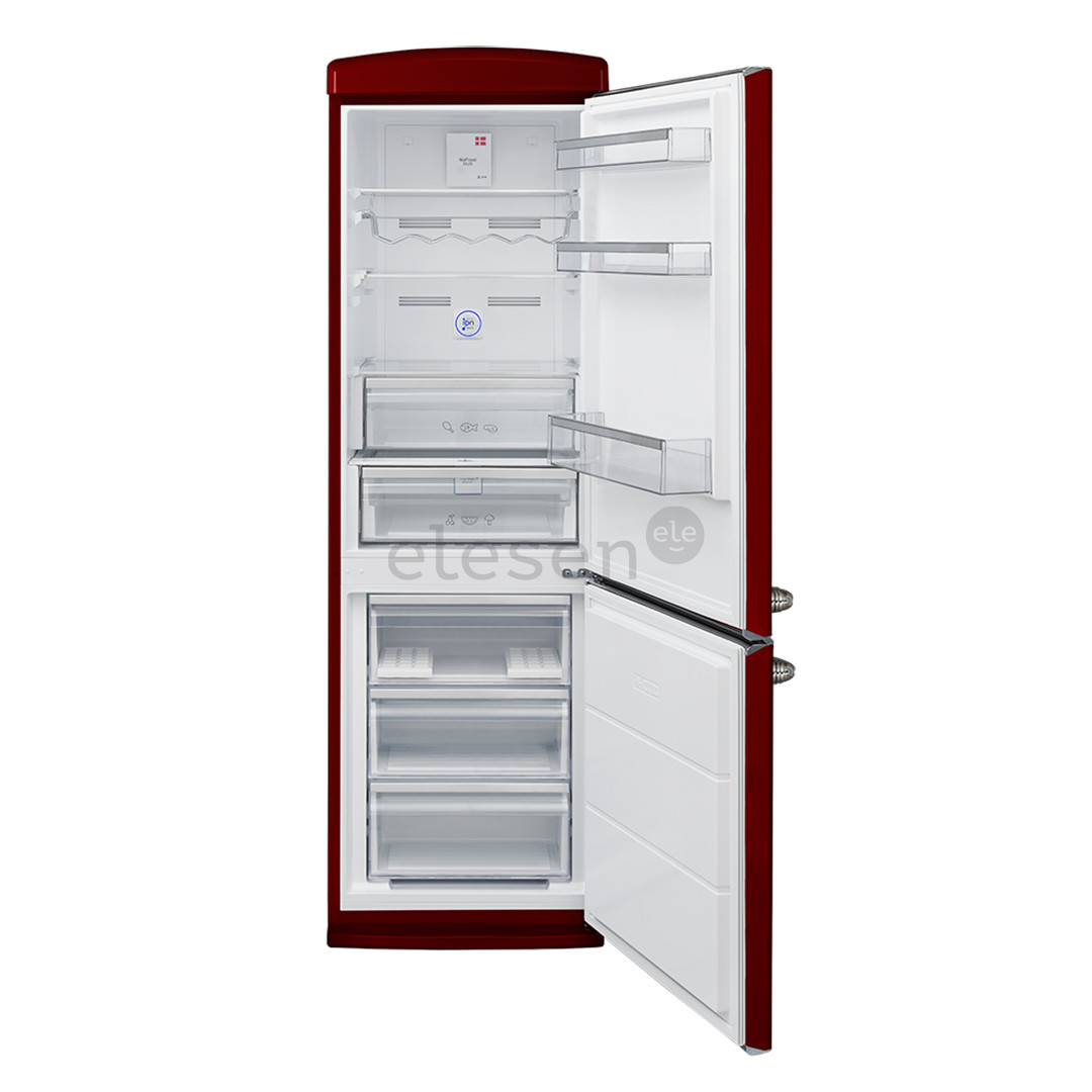 Vestfrost, No Frost, 331 L, height 191 cm, red - Refrigerator