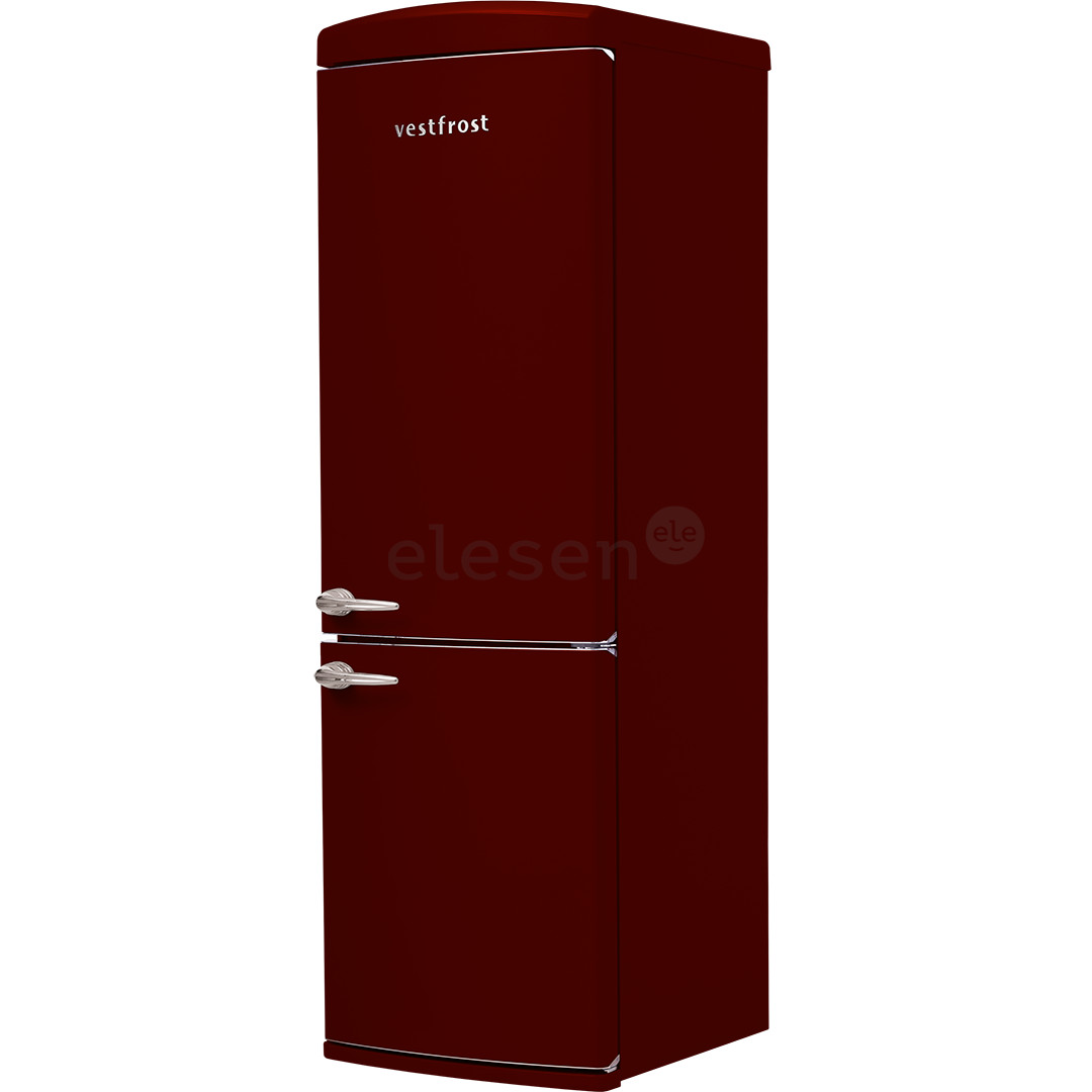 Vestfrost, No Frost, 331 L, height 191 cm, red - Refrigerator