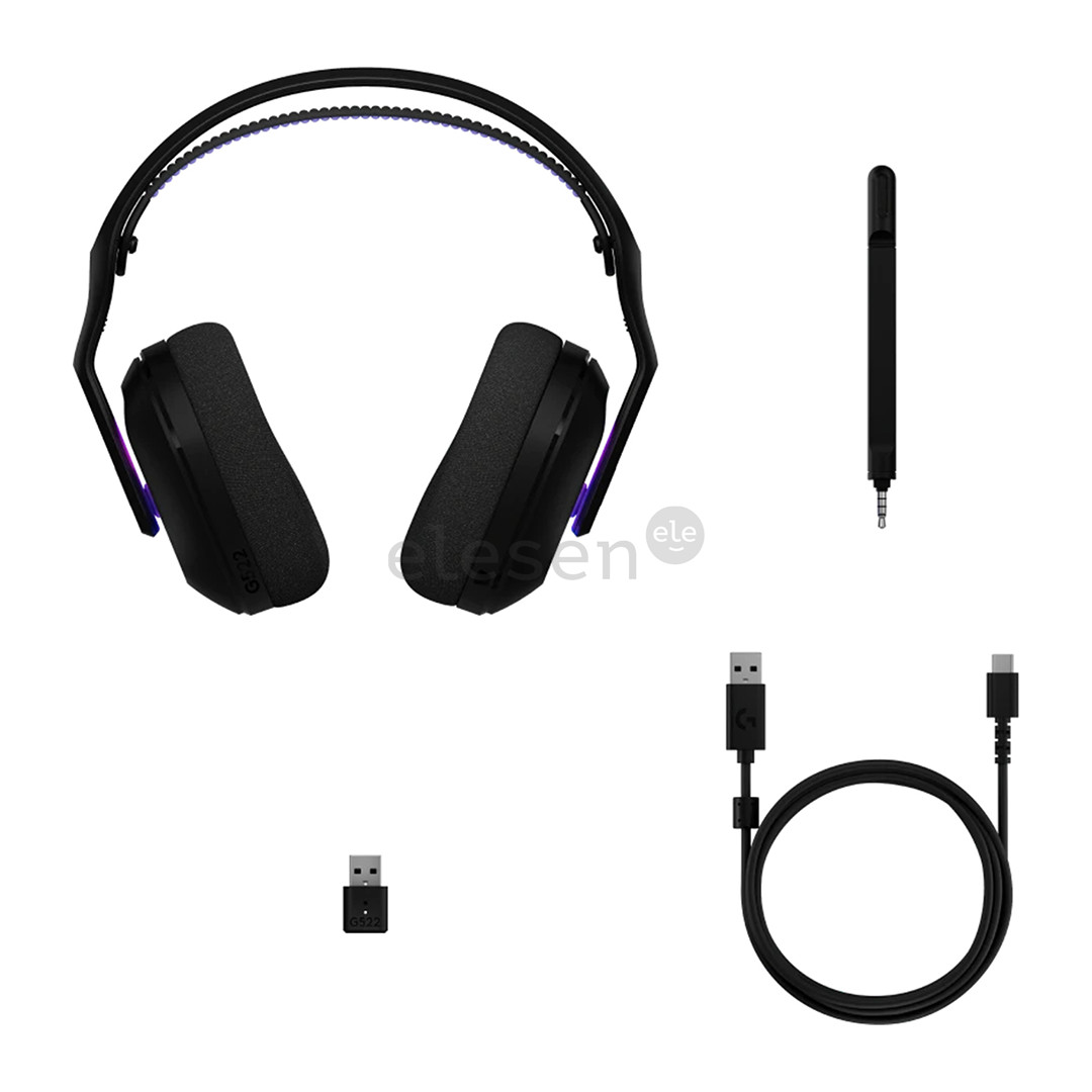 Logitech G522 Lightspeed, черный - Беспроводная гарнитура