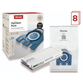 Miele HyClean Pure Allergy XL pakk, 8 шт. - Мешки-пылесборники + фильтр HEPA AirClean