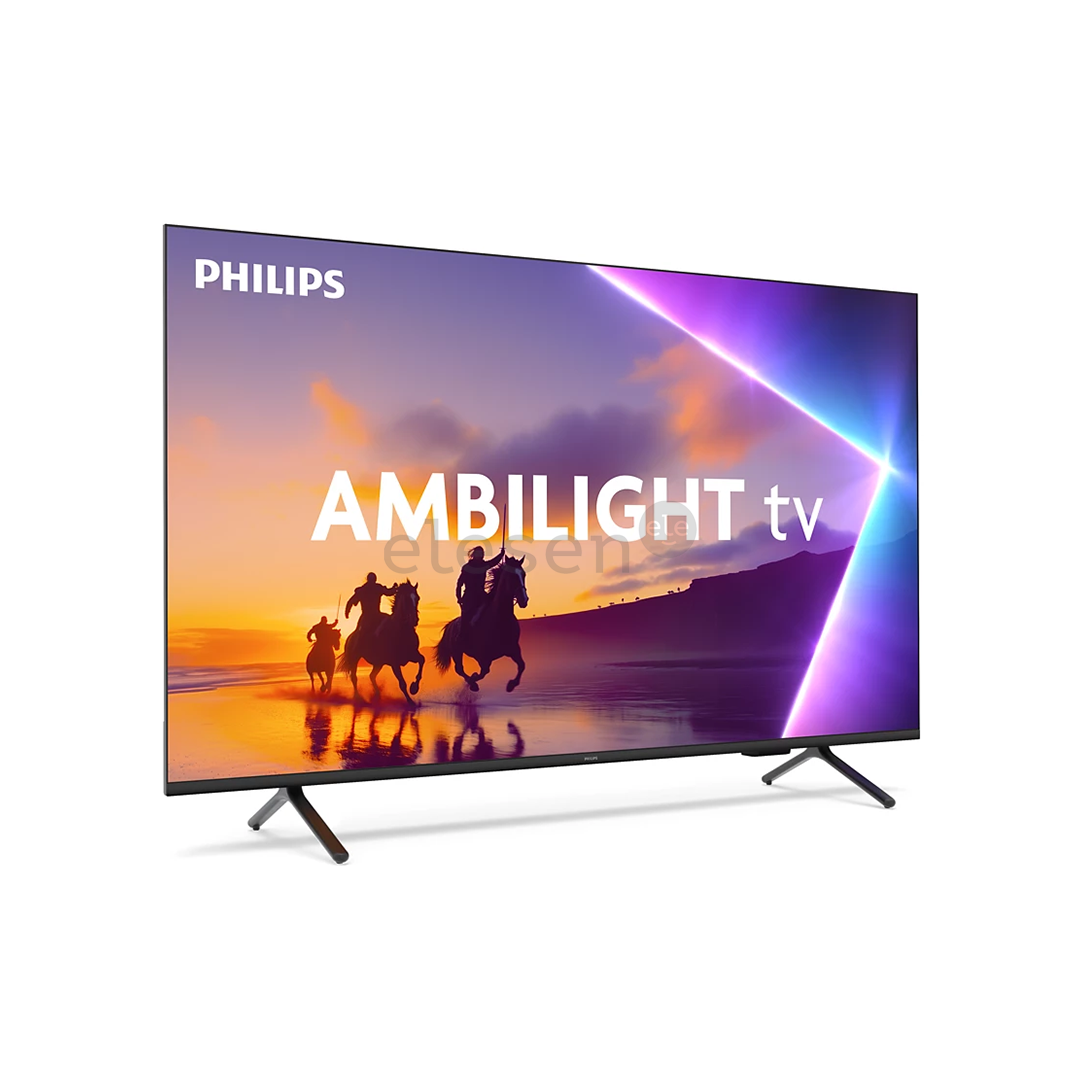 Philips PUS8560, 65'', 4K UHD, QLED, juodas - Televizorius