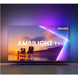 Philips PUS8560, 65'', 4K UHD, QLED, juodas - Televizorius