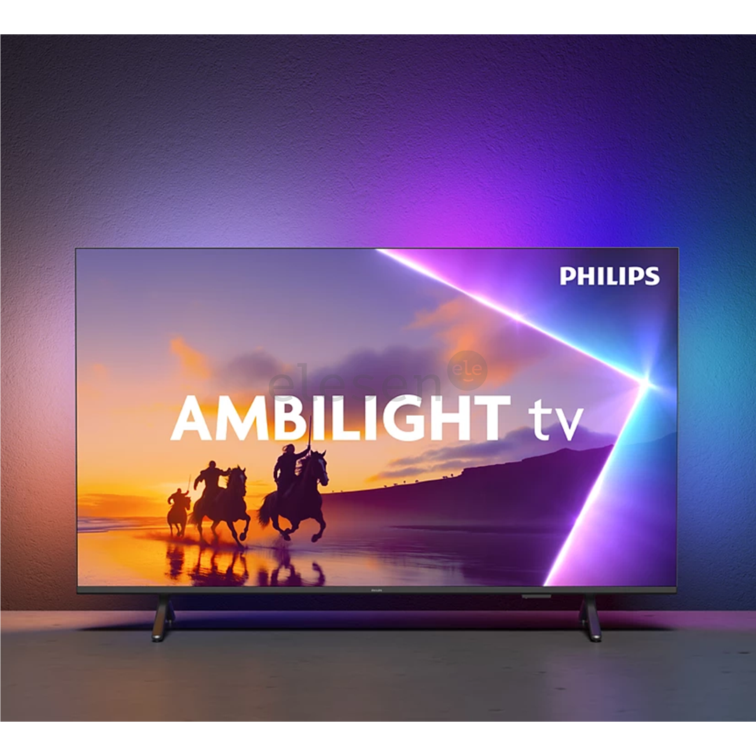 Philips PUS8560, 65'', 4K UHD, QLED, juodas - Televizorius