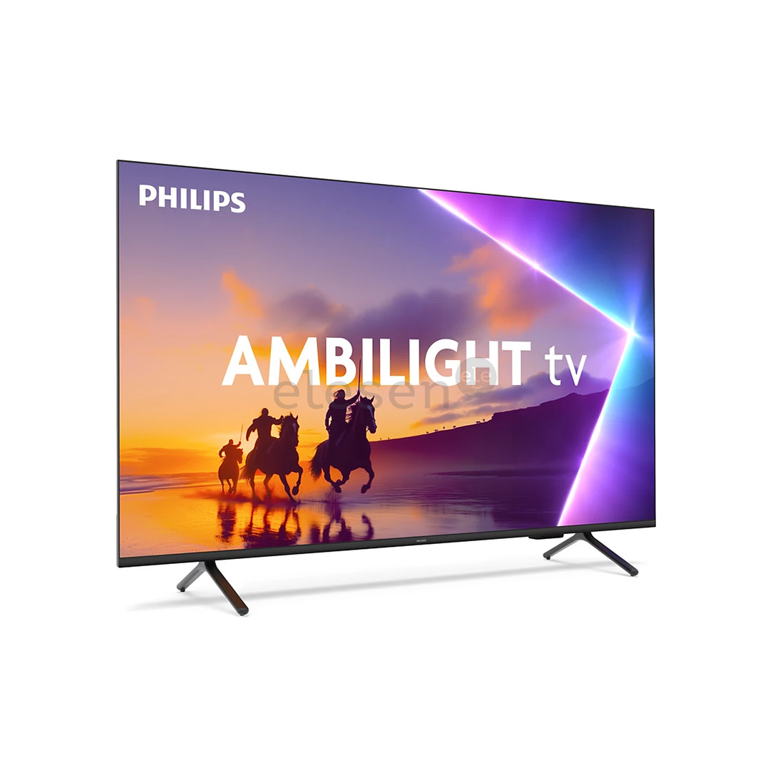Philips PUS8560, 50'', 4K UHD, QLED, black - TV