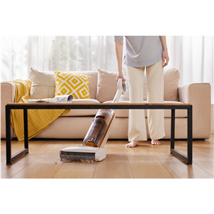 Tinceo iFLOOR Y2 Plus, Wet & Dry, baltas/oranžinis - Belaidis plaunantis siurblys