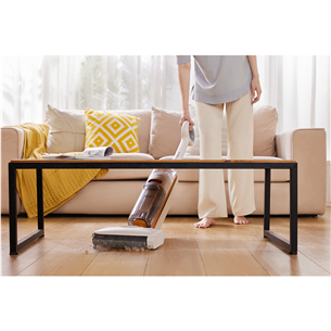 Tinceo iFLOOR Y2 Plus, Wet & Dry, baltas/oranžinis - Belaidis plaunantis siurblys