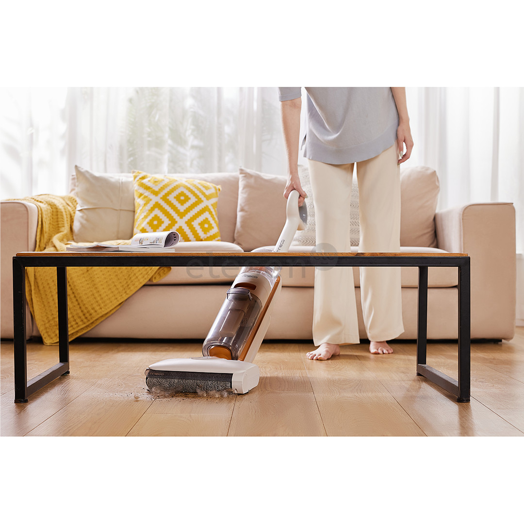 Tinceo iFLOOR Y2 Plus, Wet & Dry, baltas/oranžinis - Belaidis plaunantis siurblys