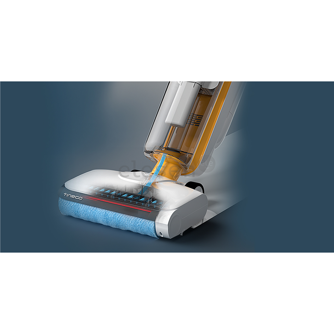 Tinceo iFLOOR Y2 Plus, Wet & Dry, baltas/oranžinis - Belaidis plaunantis siurblys