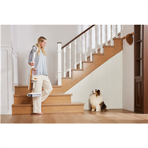 Tinceo iFLOOR Y2 Plus, Wet & Dry, baltas/oranžinis - Belaidis plaunantis siurblys