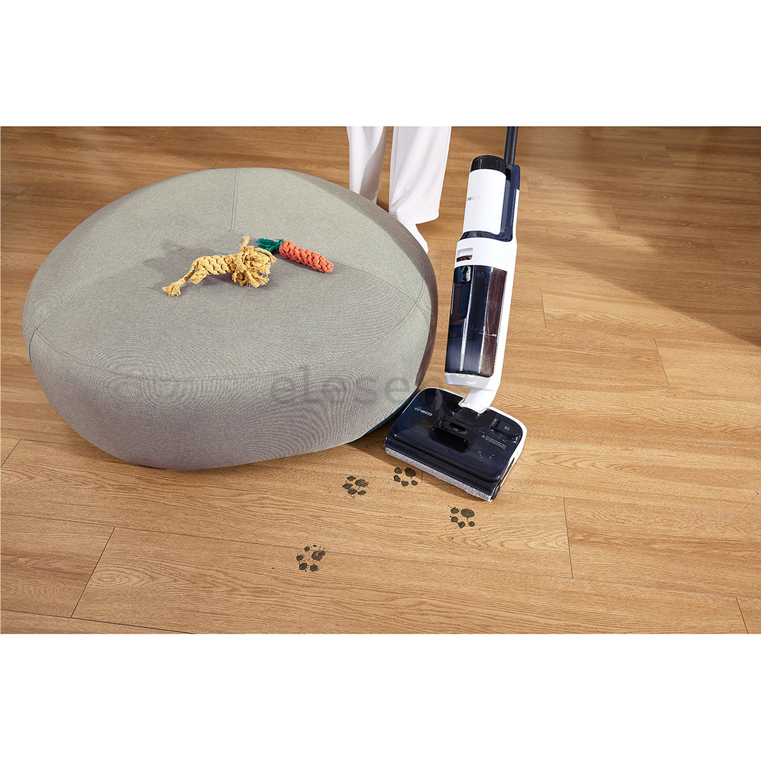 Tineco Floor One S5 Stretch Extreme, baltas/juodas - Belaidis plaunantis siurblys