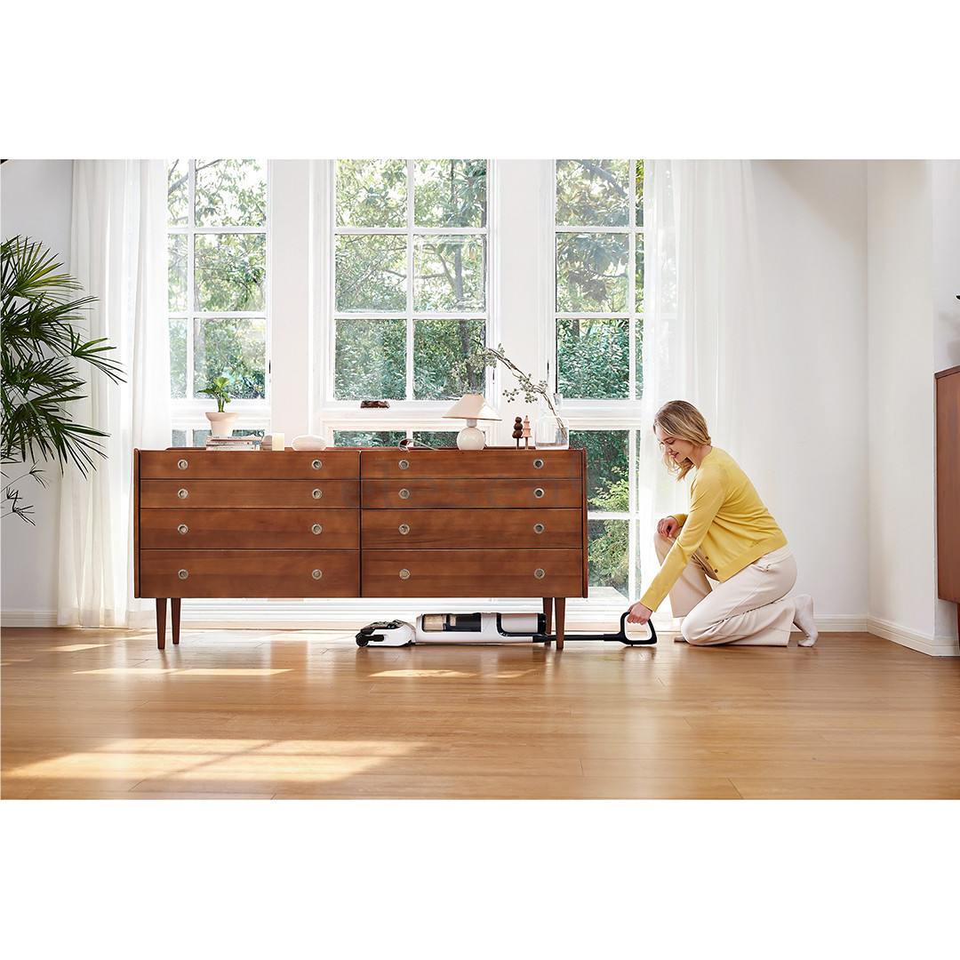 Tineco Floor One S5 Stretch Extreme, baltas/juodas - Belaidis plaunantis siurblys