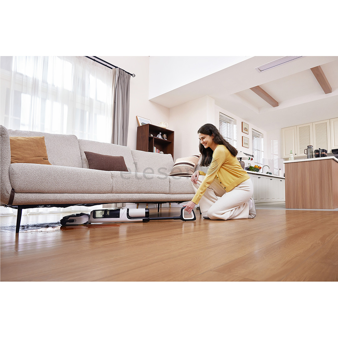 Tineco Floor One S5 Stretch Extreme, baltas/juodas - Belaidis plaunantis siurblys