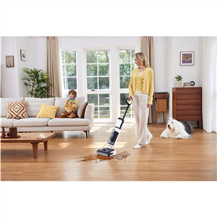 Tineco Floor One S5 Stretch Extreme, baltas/juodas - Belaidis plaunantis siurblys