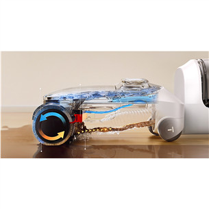 Tineco Floor One S5 Stretch Extreme, baltas/juodas - Belaidis plaunantis siurblys