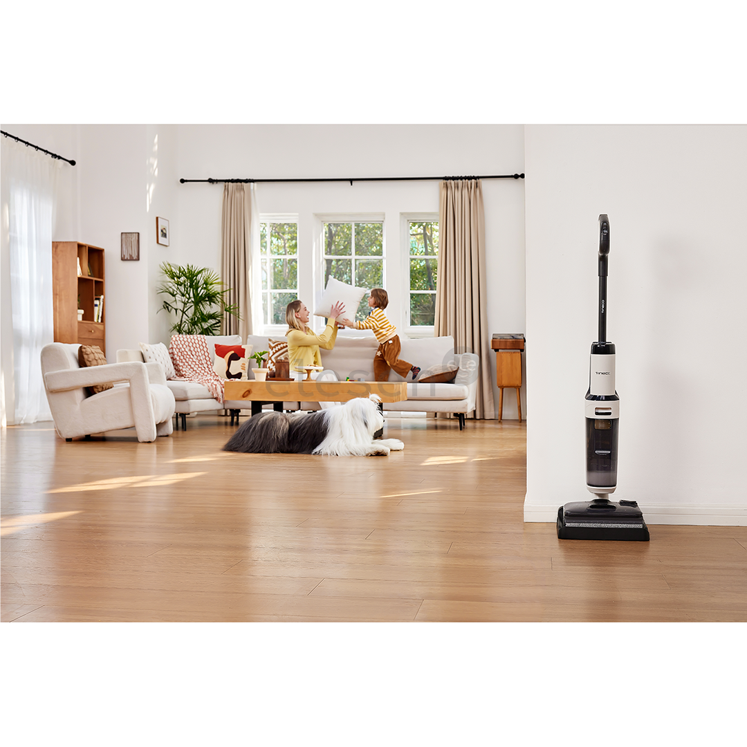 Tineco Floor One S5 Stretch Extreme, baltas/juodas - Belaidis plaunantis siurblys