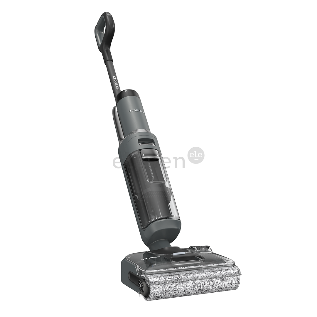 Tineco Floor One S6 Stretch Extreme, pilkas/juodas - Belaidis plaunantis siurblys