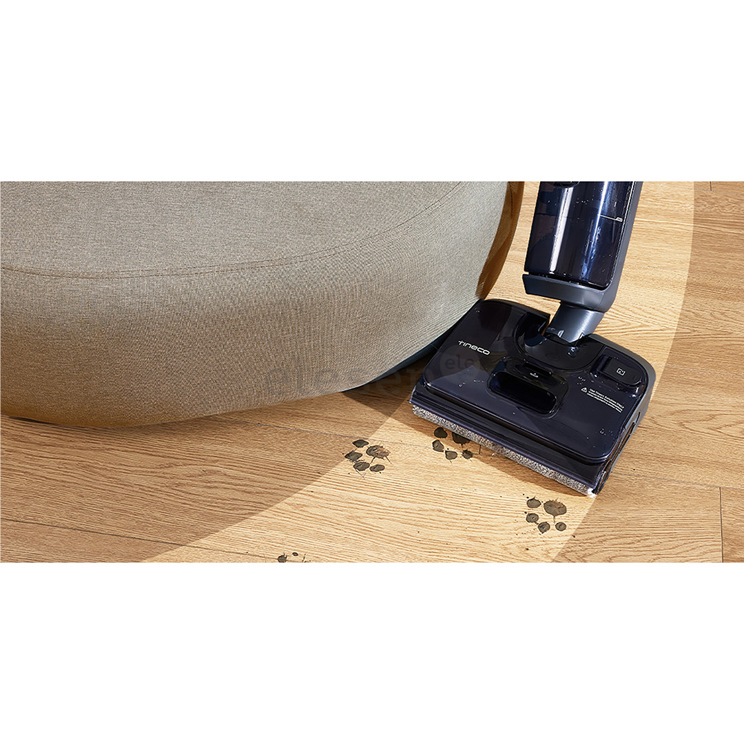 Tineco Floor One S6 Stretch Extreme, pilkas/juodas - Belaidis plaunantis siurblys