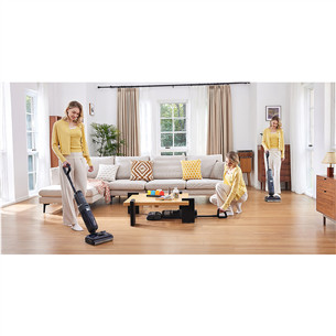 Tineco Floor One S6 Stretch Extreme, pilkas/juodas - Belaidis plaunantis siurblys