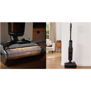 Tineco Floor One S6 Stretch Extreme, pilkas/juodas - Belaidis plaunantis siurblys