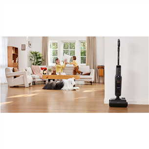 Tineco Floor One S6 Stretch Extreme, pilkas/juodas - Belaidis plaunantis siurblys