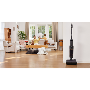 Tineco Floor One S6 Stretch Extreme, pilkas/juodas - Belaidis plaunantis siurblys