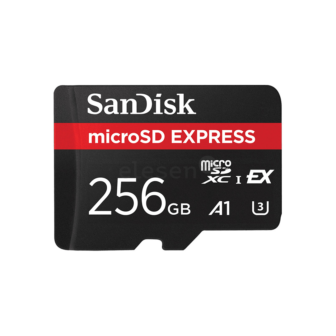 SanDisk microSD Express, 256 ГБ, черный - Карта памяти