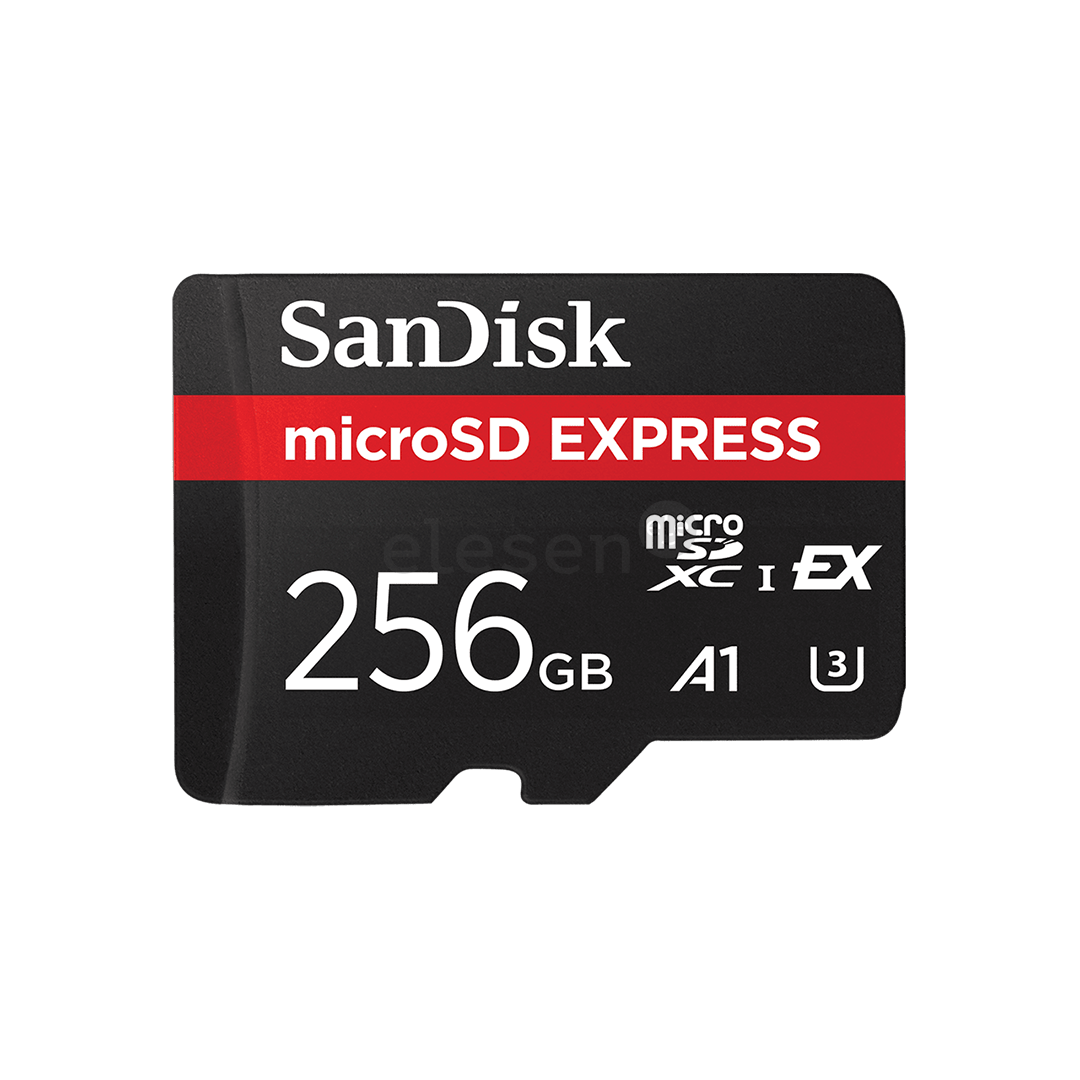 SanDisk microSD Express, 256 GB, juoda - Atminties kortelė
