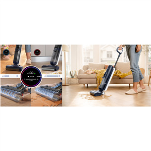 Tineco Floor One S5 Extreme, mėlynas - Belaidis plaunantis siurblys