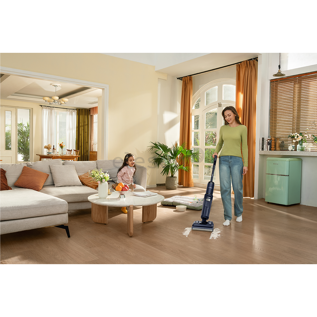 Tineco Floor One S7 Stretch, Wet & Dry, tamsiai mėlynas - Belaidis plaunantis siurblys